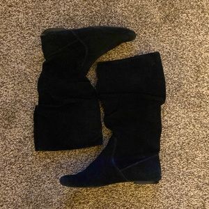Black Suede Boots